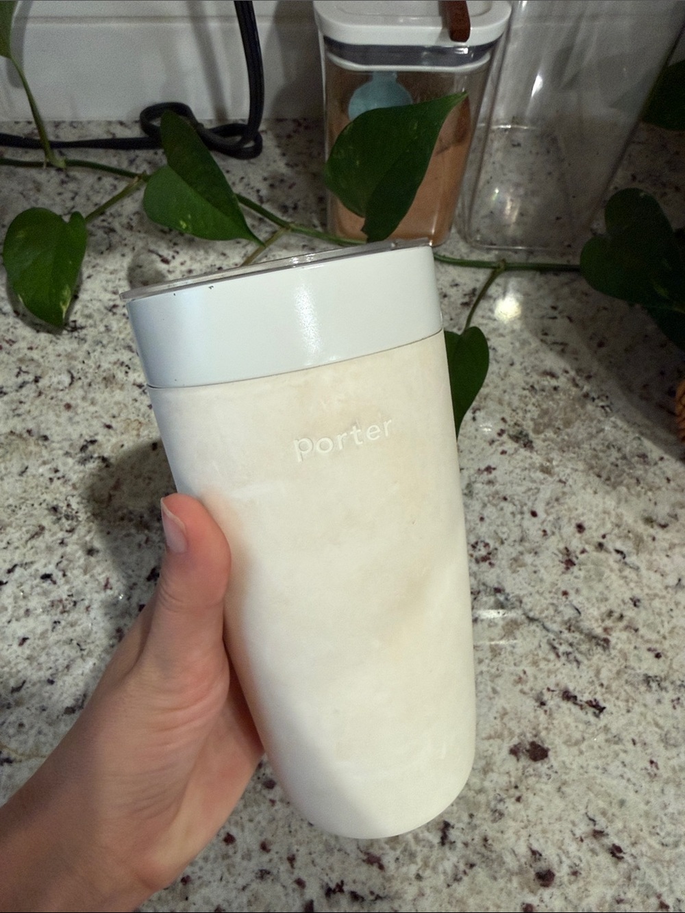 Porter Cream Travel To Go Cup